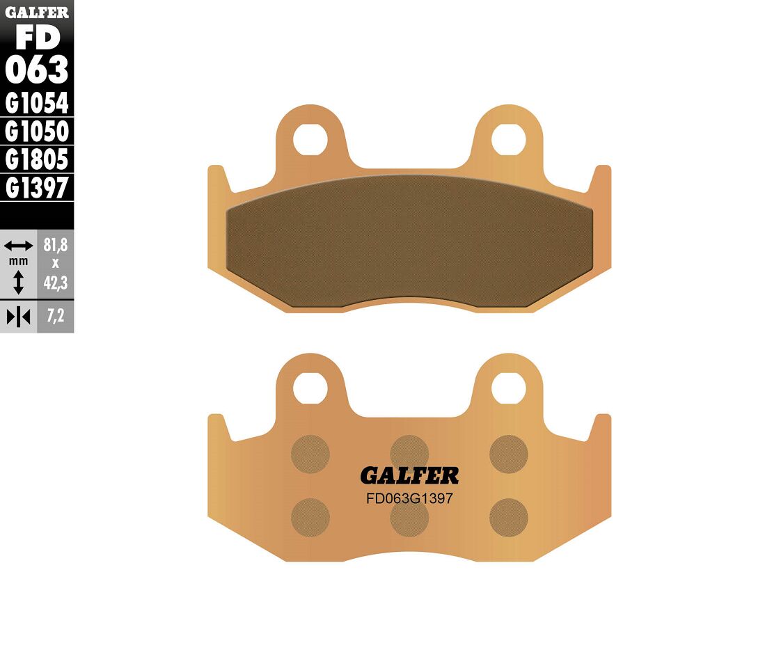 Galfer - Brake Pad Sintered Atv - Bild 2
