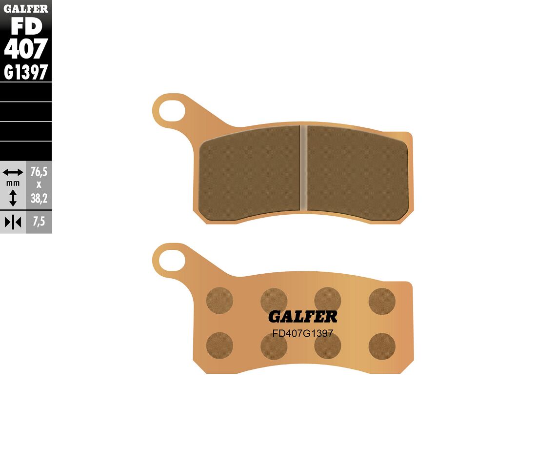 Galfer - Brake Pad Sintered Atv - Bild 2