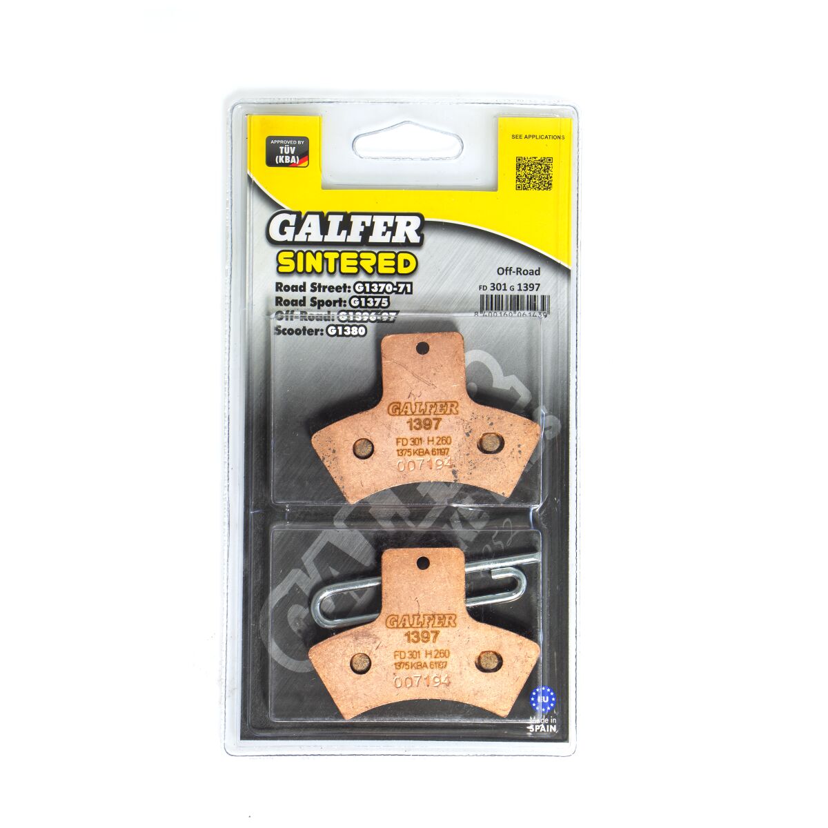 Galfer - Brake Pad Sintered Atv