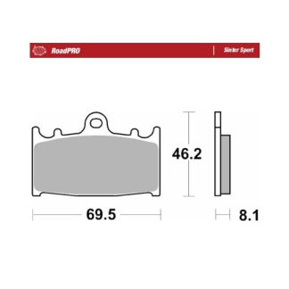 Moto-Master - Brake Pad Sinter Sport