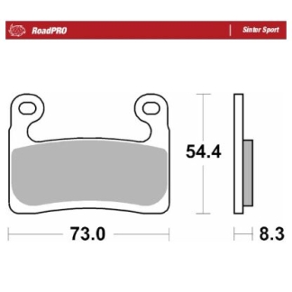Moto-Master - Brake Pad Roadpro Sinter Sport