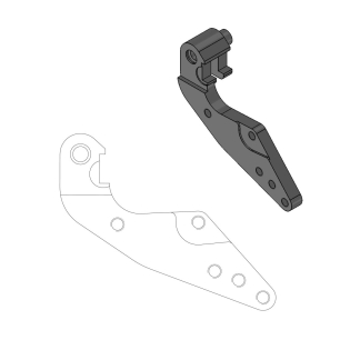 Moto-Master - Relocation Bracket Brake Caliper Rally/Dakar 298Mm