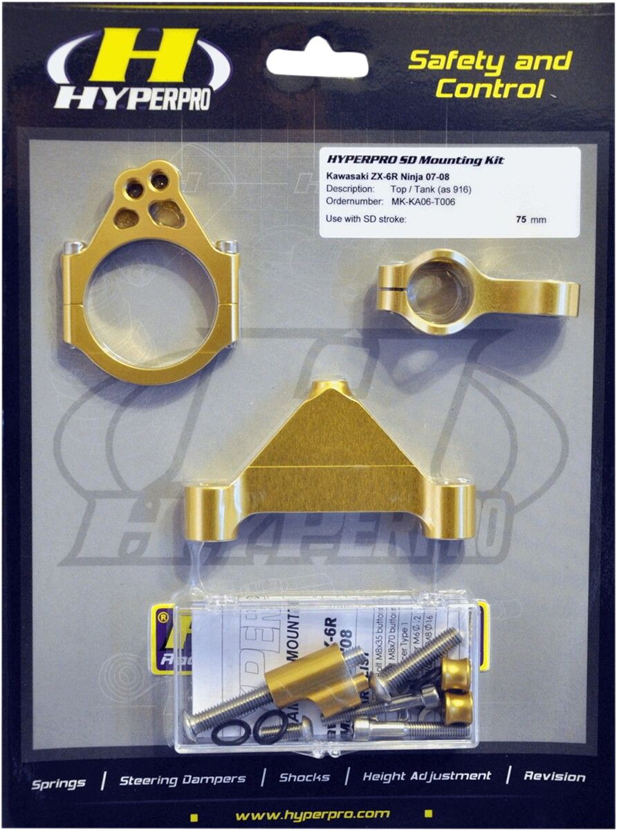 Hyperpro - Steering Damper Mounting Kit Kawasaki