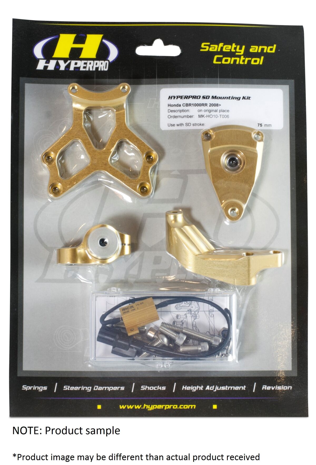 Hyperpro - Steering Damper Mounting Kit Kawasaki - Bild 2