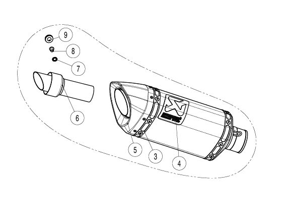 Akrapovic - Replacement Muffler - Bild 2